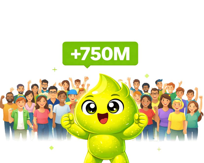 +750 millones de personas